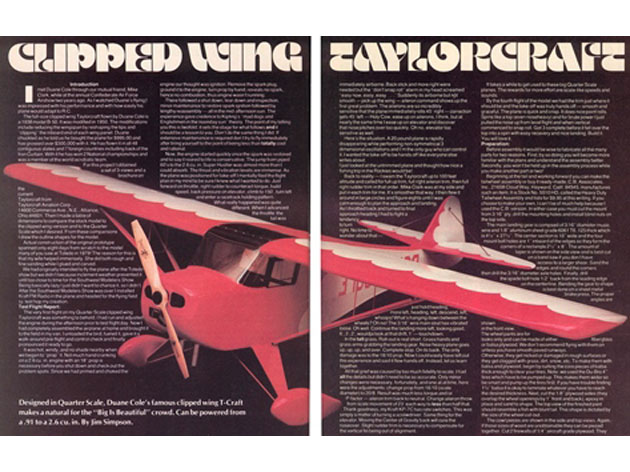 Clipped Wing Taylorcraft